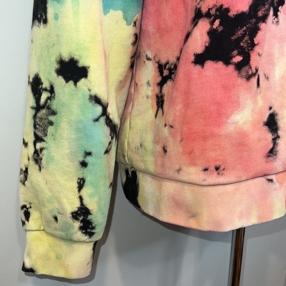 Brown Dyed Girl Black Reverse Crew Sweatshirt - Picture 5 of 7